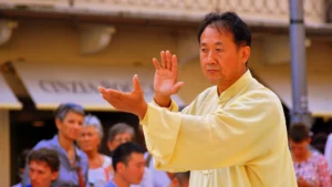 Fang Song rilassamento attivo, un cinese pratica Taiji Quan